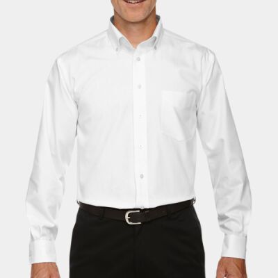 Men's Crown Collection® Solid Oxford Woven Shirt Thumbnail