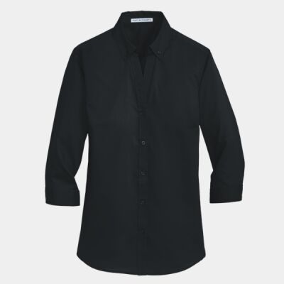 Women's 3/4 Sleeve SuperPro Twill Shirt Thumbnail