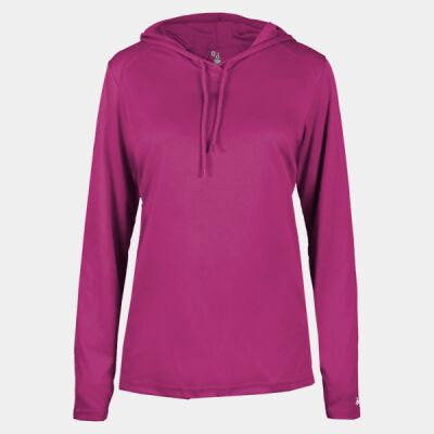 Women's B-Core Long Sleeve Hooded T-Shirt Thumbnail