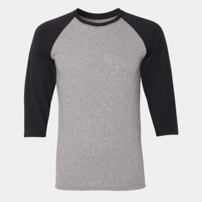 Unisex Triblend Three-Quarter Raglan Baseball T-Shirt Thumbnail