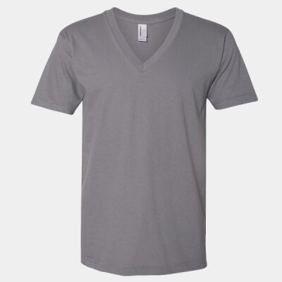 Unisex Fine Jersey V-Neck Tee Thumbnail