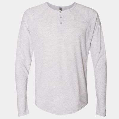Men's Triblend Henley T-Shirt Thumbnail
