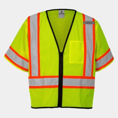 Unisex Class 3 Mesh Zippered Vest Thumbnail