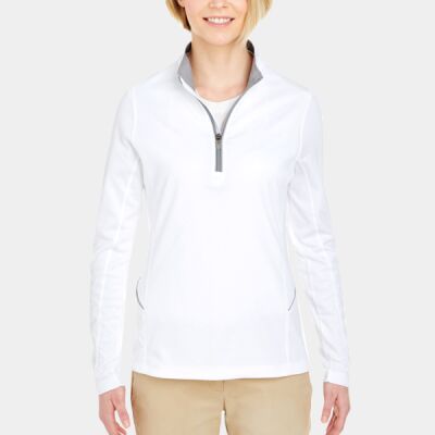 Ladies' Cool & Dry Sport Quarter-Zip Pullover Thumbnail