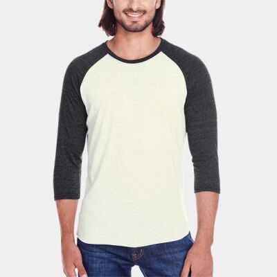 Unisex Triblend Three-Quarter Sleeve Raglan Thumbnail