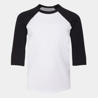 Youth Three-Quarter Sleeve Baseball Tee Thumbnail