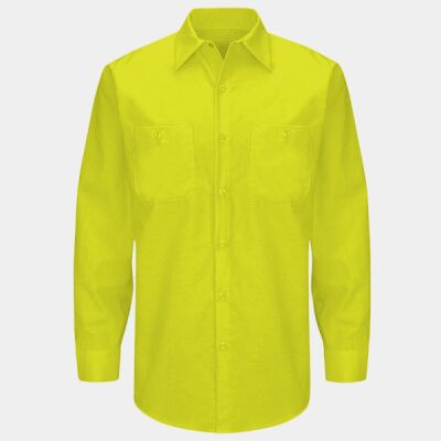 Men's Enhanced & Hi-Visibility Long Sleeve Work Shirt Thumbnail