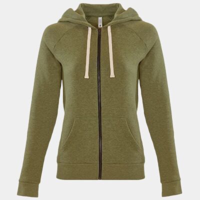 Women's Malibu Raglan Full-Zip Hoodie Sweatshirt Thumbnail