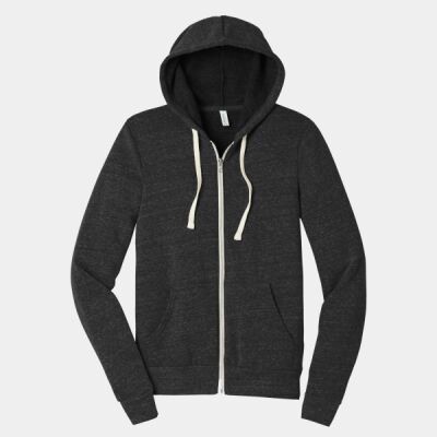 Unisex Triblend Sponge Fleece Full Zip Hoodie Thumbnail