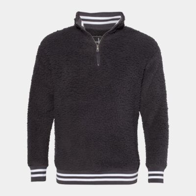 Unisex Varsity Sherpa Quarter-Zip Pullover Thumbnail