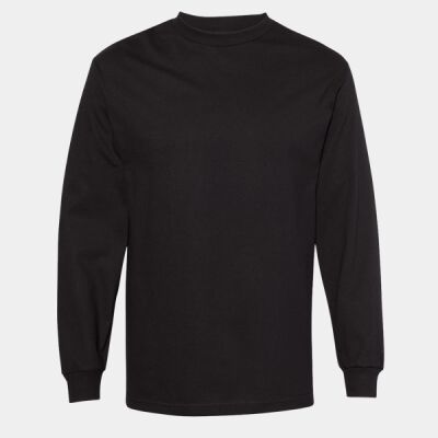 Unisex Heavyweight Cotton Long Sleeve Tee Thumbnail