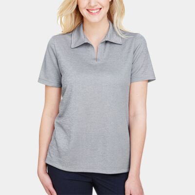 CrownLux Performance® Ladies' Address Melange Polo Thumbnail