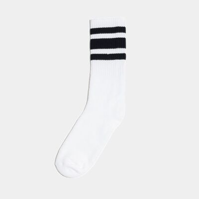 USA-Made Striped Crew Socks Thumbnail
