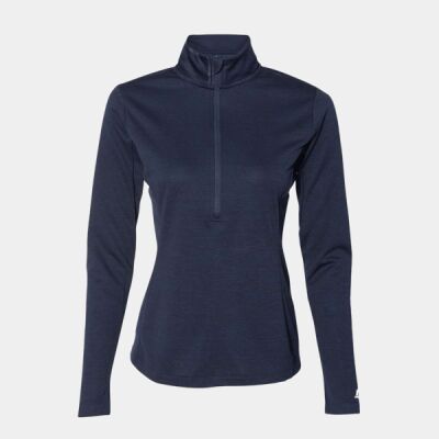 Women's Striated Quarter-Zip Pullover Thumbnail