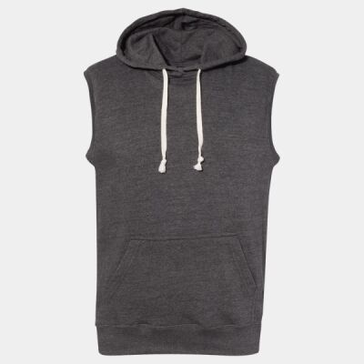 Men's Triblend Sleeveless Hooded Sweatshirt Thumbnail
