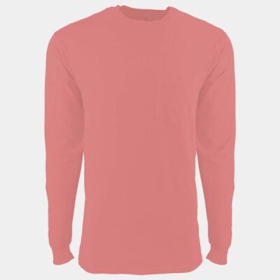 Unisex Inspired Dye Long Sleeve Pocket T-Shirt Thumbnail