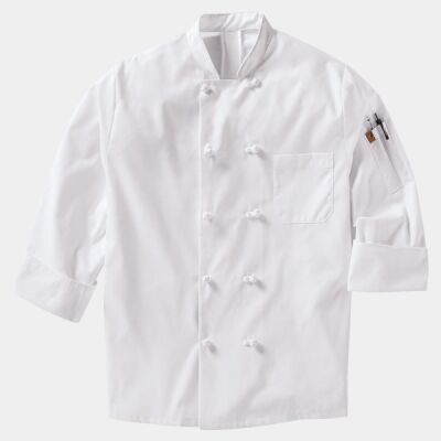 Mimix™ Ten Knot Button Chef Coat with OilBlok Thumbnail