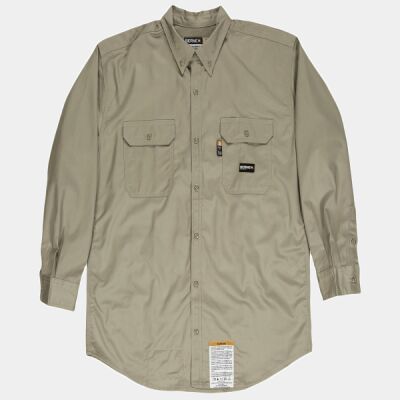 Men's Flame-Resistant Button-Down Work Shirt Thumbnail