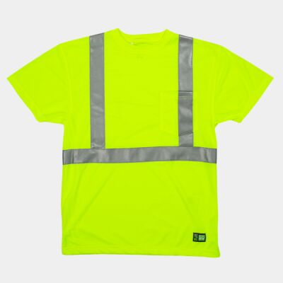 Men's Hi-Vis Class 2 Performance Pocket T-Shirt Thumbnail