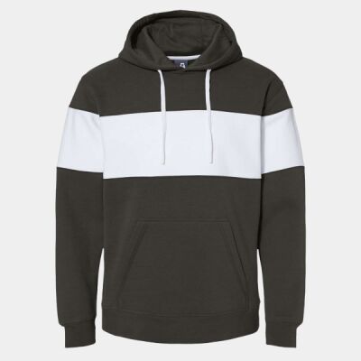 Men's Varsity Fleece Colorblocked Hooded Sweatshirt Thumbnail