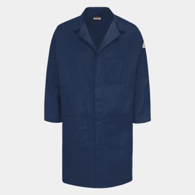 Men's Concealed Snap Front Lab Coat - EXCEL FR® ComforTouch® - 6 oz. Thumbnail