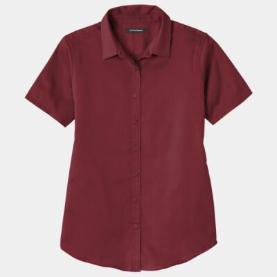 Women's Short Sleeve SuperPro React Twill Shirt Thumbnail