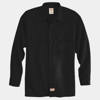 Men's Tall Long Sleeve Work Shirt Thumbnail