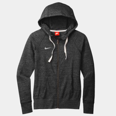 Women's Gym Vintage Full Zip Hoodie Thumbnail