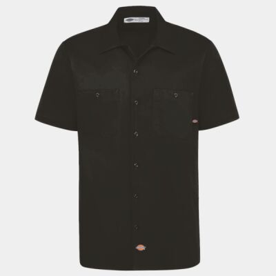 Men's Industrial Short Sleeve Cotton Work Shirt Thumbnail