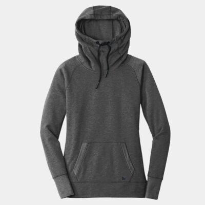 Ladies Tri Blend Fleece Pullover Hoodie Thumbnail