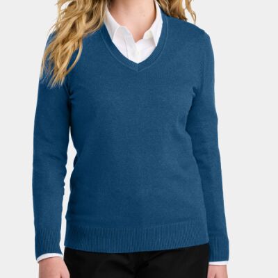 Women's Easy Care V Neck Sweater Thumbnail