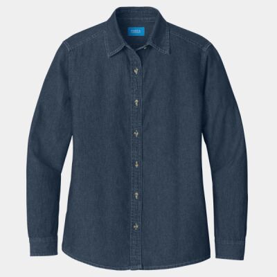 Women's Long Sleeve Value Denim Shirt Thumbnail