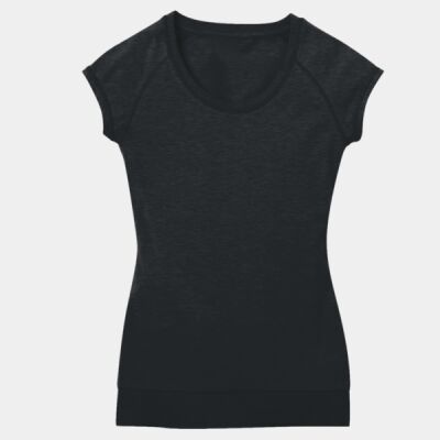Juniors Cotton/Spandex Banded Raglan Thumbnail