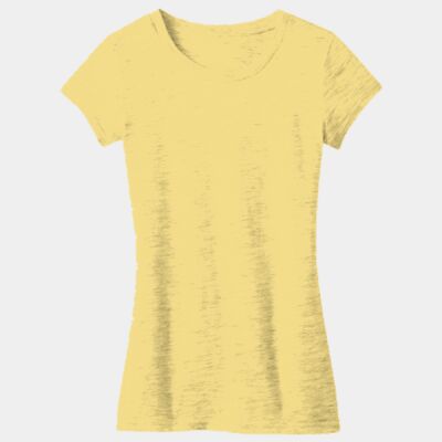 Juniors Extreme Heather Cap Sleeve Crew Tee Thumbnail