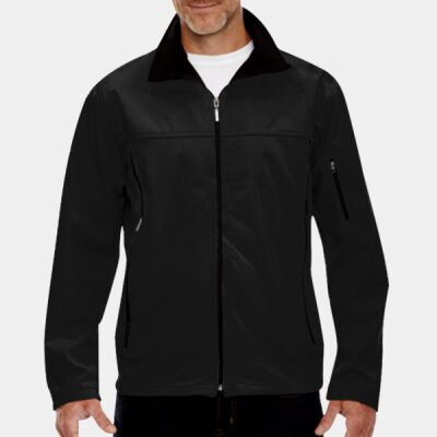 Men's Three-Layer Fleece Bonded Performance Soft Shell Jacket Thumbnail