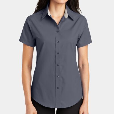 Ladies Short Sleeve Easy Care Shirt Thumbnail