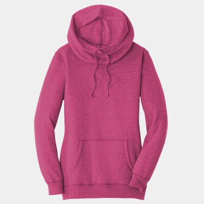 Ladies Lightweight Fleece Hoodie Thumbnail