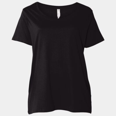 Curvy Collection Women's Scoopneck Premium Jersey Tee Thumbnail